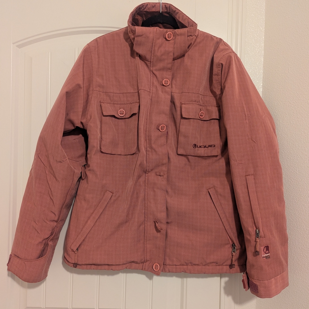 Liquid Pink Jacket With Pockets - image 1